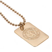 Chelsea FC Gold Plated Dog Tag & Chain - Excellent Pick
