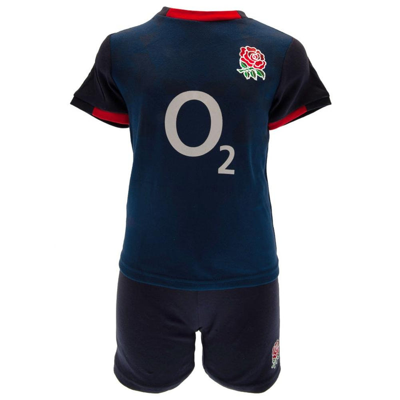 England RFU Shirt & Short Set 9/12 mths NV - Excellent Pick