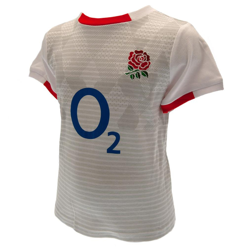 England RFU Shirt & Short Set 9/12 mths ST - Excellent Pick