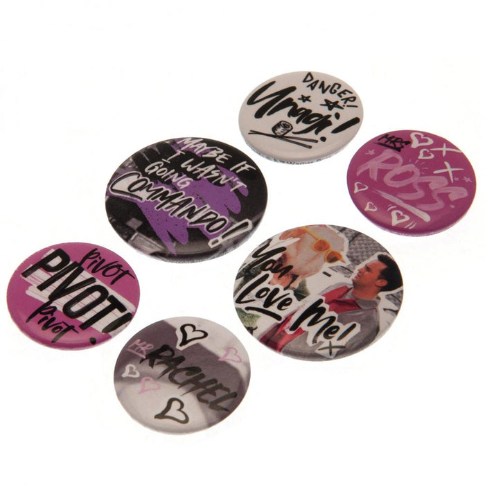 Friends Button Badge Set Doodle - Excellent Pick
