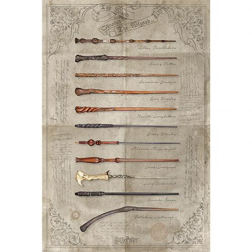 Harry Potter Poster Wands 161 - Excellent Pick
