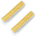 Harry Potter Silver Plated Earring Set Hufflepuff - Excellent Pick