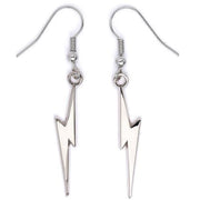 Harry Potter Silver Plated Earrings Lightning Bolts - Excellent Pick