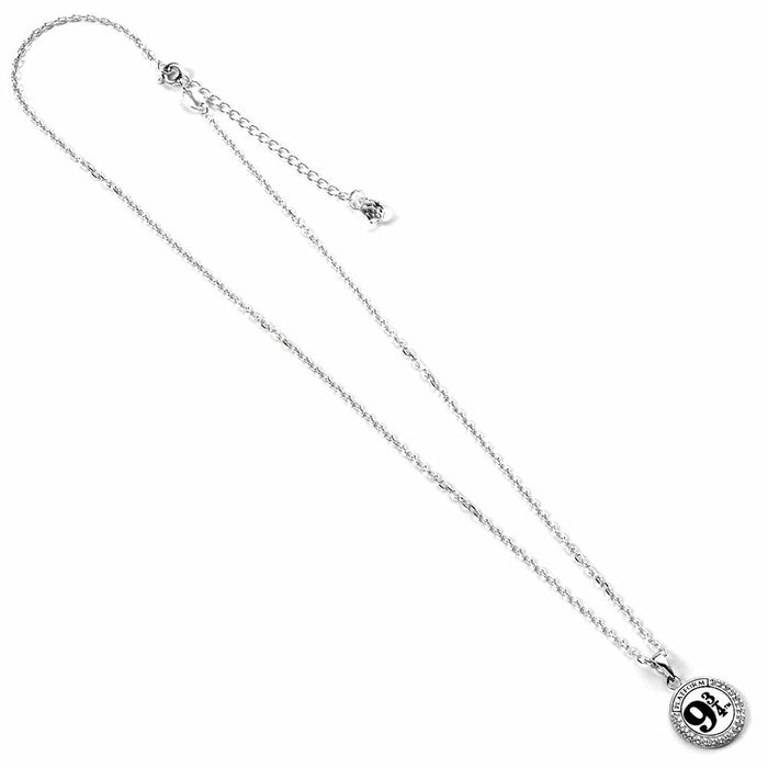 Harry Potter Sterling Silver Crystal Necklace 9 & 3 Quarters - Excellent Pick