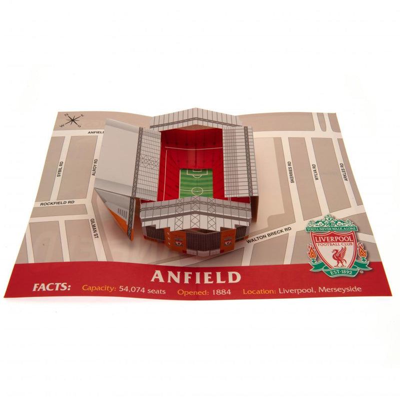 Liverpool FC Pop-Up Birthday Card - Excellent Pick