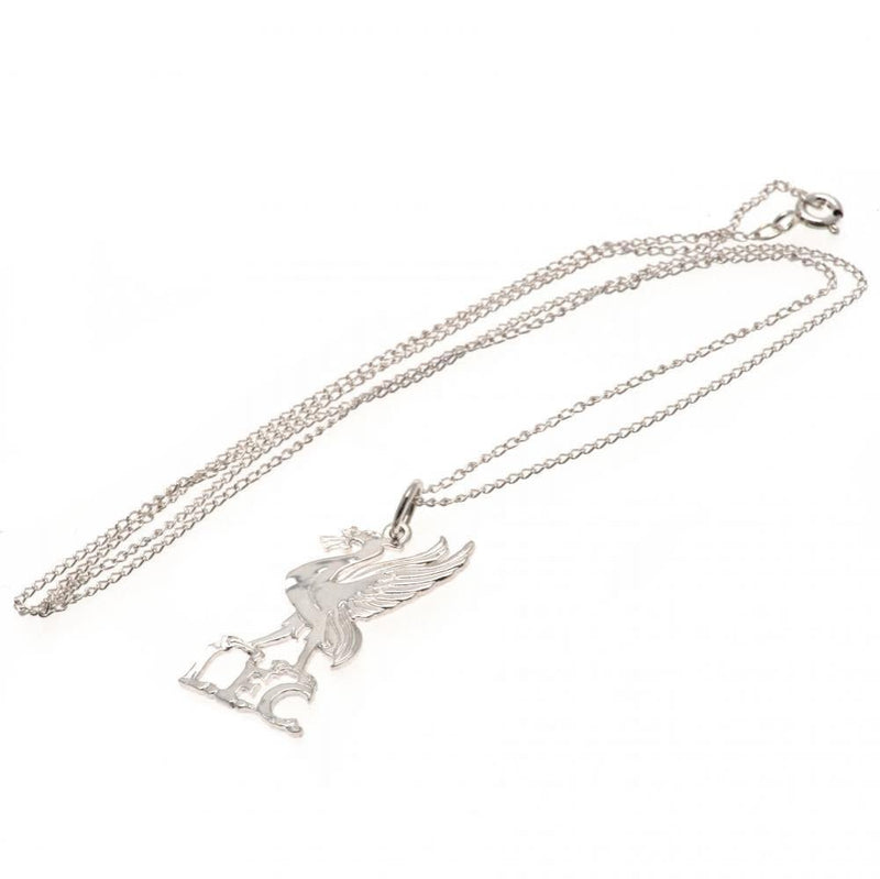 Liverpool FC Sterling Silver Pendant & Chain LB - Excellent Pick