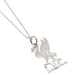 Liverpool FC Sterling Silver Pendant & Chain LB - Excellent Pick