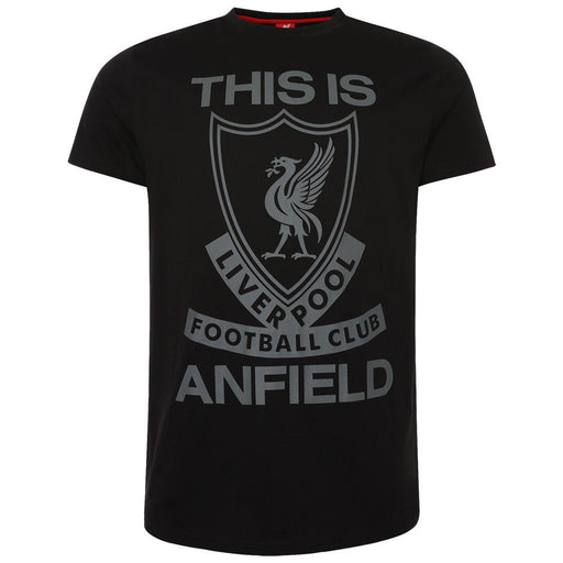 Liverpool FC This Is Anfield T Shirt Mens Black M - Excellent Pick