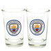 Manchester City FC 2pk Shot Glass Set - Excellent Pick