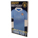Manchester City FC Birthday Card Retro - Excellent Pick