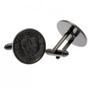 Manchester City FC Black IP Cufflinks - Excellent Pick