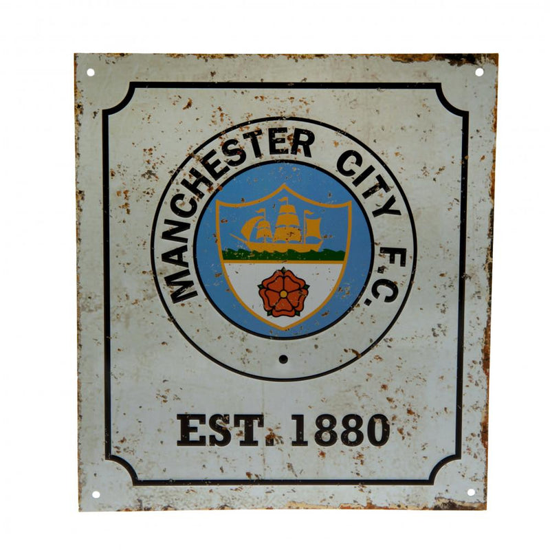 Manchester City FC Retro Logo Sign - Excellent Pick