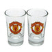 Manchester United FC 2pk Shot Glass Set - Excellent Pick