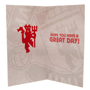 Manchester United FC Birthday Card Retro - Excellent Pick