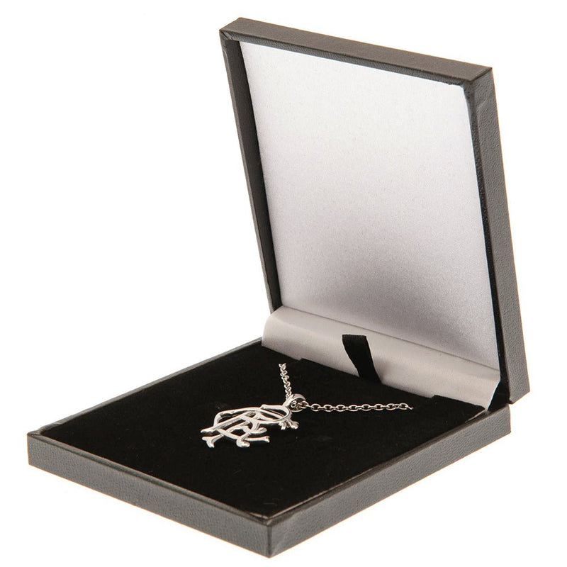 Rangers FC Scroll Crest Stainless Steel Pendant & Chain - Excellent Pick