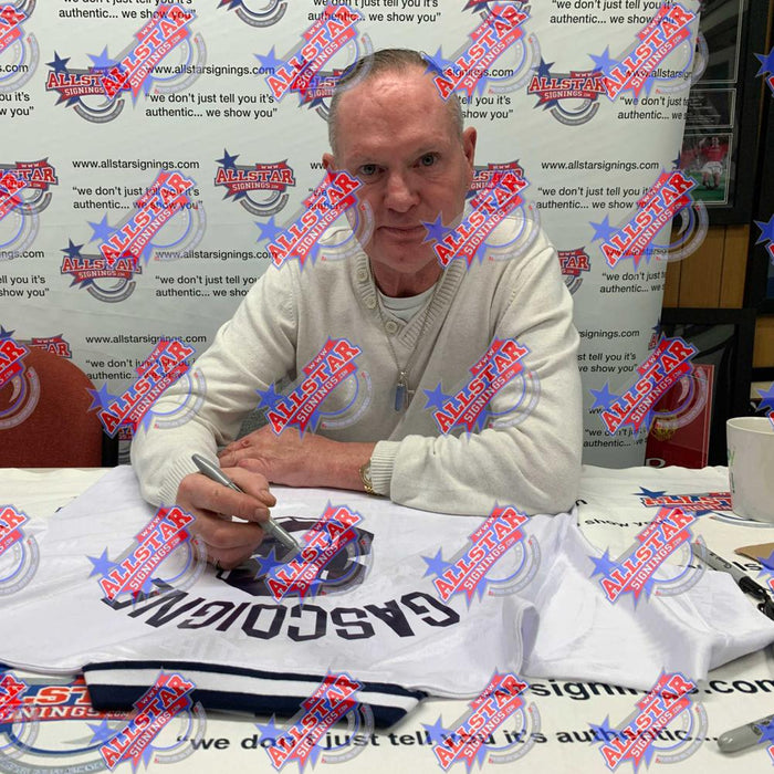 Tottenham Hotspur FC Gascoigne Signed Shirt - Excellent Pick