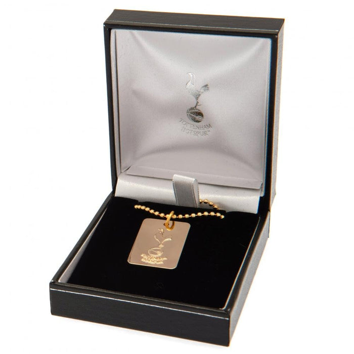 Tottenham Hotspur FC Gold Plated Dog Tag & Chain - Excellent Pick