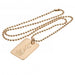 Tottenham Hotspur FC Gold Plated Dog Tag & Chain - Excellent Pick