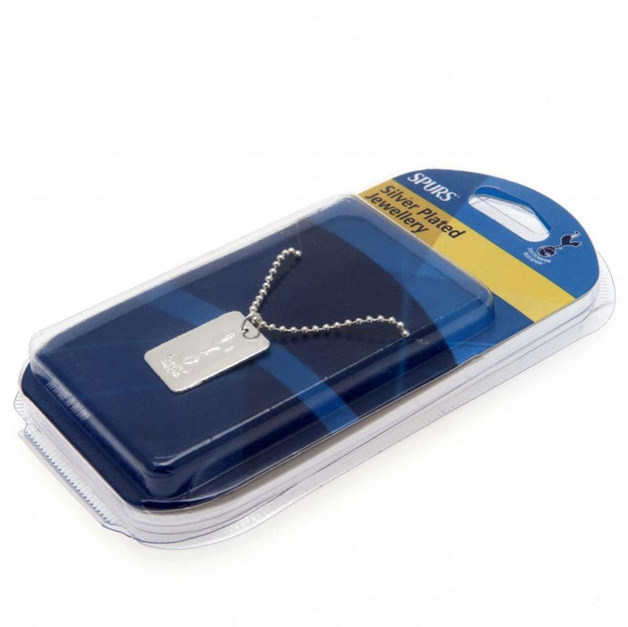 Tottenham Hotspur FC Silver Plated Dog Tag & Chain - Excellent Pick