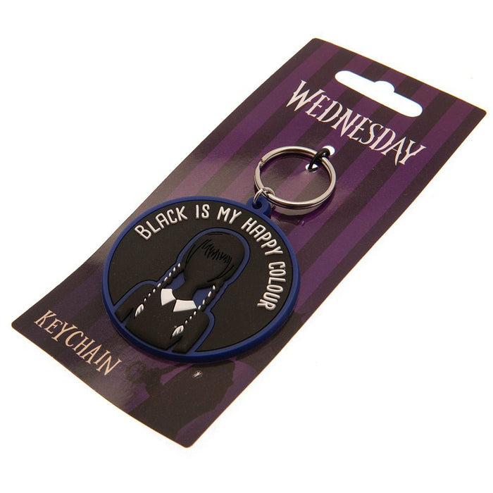 Wednesday PVC Keyring Happy Colour - Excellent Pick