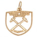 West Ham United FC 9ct Gold Pendant Crest - Excellent Pick