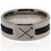 West Ham United FC Black Inlay Ring Large HM - Excellent Pick