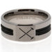 West Ham United FC Black Inlay Ring Large HM - Excellent Pick