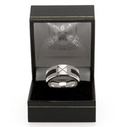 West Ham United FC Black Inlay Ring Medium HM - Excellent Pick