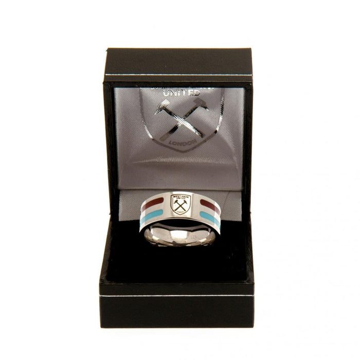 West Ham United FC Colour Stripe Ring Large - Excellent Pick