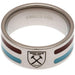 West Ham United FC Colour Stripe Ring Medium - Excellent Pick