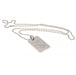 West Ham United FC Silver Plated Dog Tag & Chain - Excellent Pick